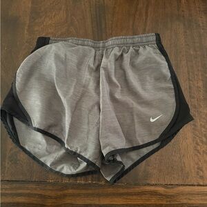 Nike Kids Gray and Black Shorts